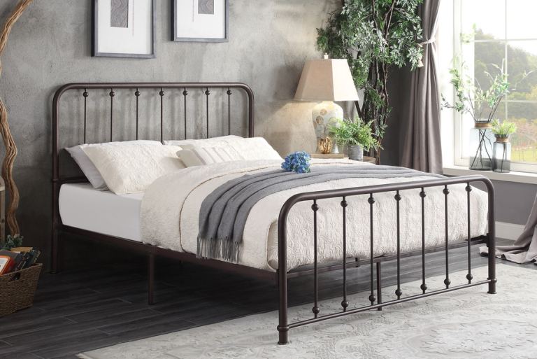 Traditional Platform Bed - Bronze - Greenville Mattress Company